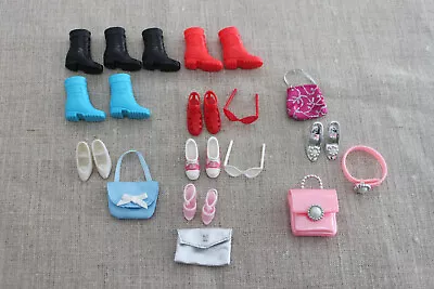 Buy Vintage 90's Mattel Fashion Avenue Eyeglass Bag Barbie Shoes Lot • 28.33£