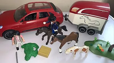 Buy Playmobil Porsche And Horse Box - Working Lights  • 5£