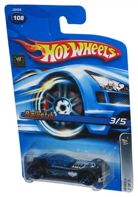 Buy Hot Wheels WWE Ballistik 3/5 (2006) Black & Blue Toy Car #108 • 9.23£