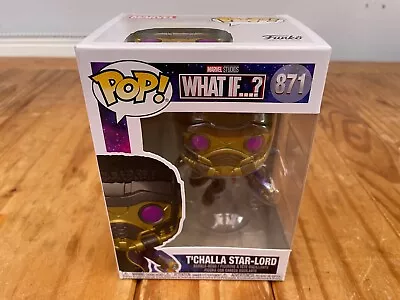 Buy Funko Pop! Marvel : What If...? - T'Challa Star-Lord Vinyl Figure #871 • 5.29£