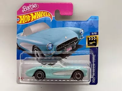 Buy Hot Wheels 1956 Barbie Corvette #183 Baby Blue 2023 Sealed • 3.75£