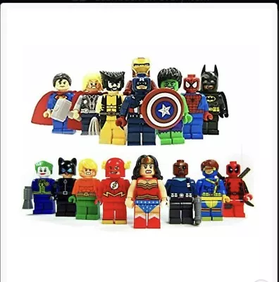 Buy Marvel Avengers Super Heroes 16Pcs Mini Figures Dc Set Fit Lego Gift New UK • 11.50£