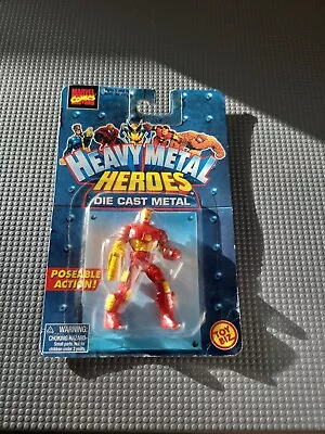 Buy Toy Biz Marvel Comics Heavy Metal Heroes 1997 Iron Man Figure • 7£