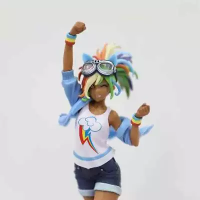 Buy My Little Pony Rainbow Dash Bishoujo Multicolor PVC Action Figure Model Gift UK • 34.99£