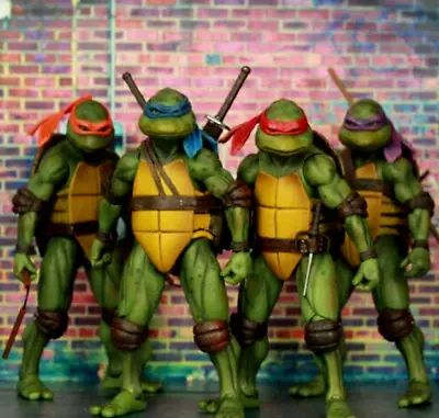 Buy Teenage Mutant Ninja Turtles Action Figure NECA TMNT Film Edition Movable Model • 14.99£