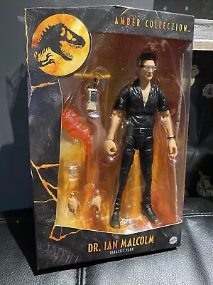 Buy Jurassic Park Amber Collection Ian Malcolm Mattel Not Kenner Moc Boxed • 15£