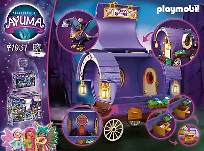 Buy Playmobil Adventures Of Ayuma Fairy Carriage With Phoenix Fantasy Playset 71031 • 36.99£