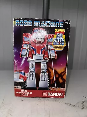 Buy Vintage Gobots Bandai Super Gobots Robo Machine Staks 1985 Retro Rare Boxed  • 39.99£
