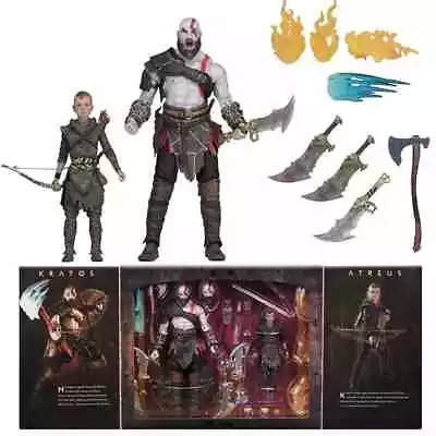 Buy New NECA God Of War 1/12 Kratos & Atreus Ultimate 2 Pack Action Figure Model • 72.99£