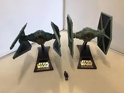 Buy Galoob 1995 Star Wars Action Fleet - Tie Interceptor And Tie Fighter. • 28£