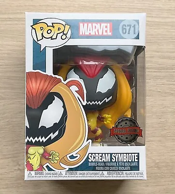 Buy Funko Pop Marvel Venom Scream Symbiote #671 + Free Protector • 24.99£