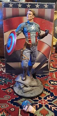Buy Sideshow Collectibles Premium Format Captain America The First Avenger Figure • 250£