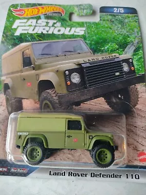 Buy Hot Wheels Premium Fast & Furious Land Rover Defender 110 New Sealed Post Deal • 7.99£