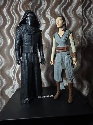 Buy Star Wars The Force Awakens Kylo Ren & Ray 12 Inch Action Figures By LFL Hasbro • 14.85£