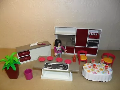 Buy PLAYMOBIL MODERN KITCHEN FURNITURE (People For Dolls House) • 9.99£