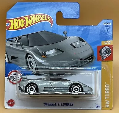 Buy EB110 BUGATTI Hot Wheels Short HOT WHEELS '94 Card SHORT CARD 65/250 Bugatti SS • 4.96£