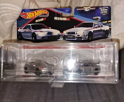 Buy Hot Wheels Premium Twin Set NISSAN SKYLINE GT-R BNR32 BNR34 NISMO R32 R34 2 Pack • 55£