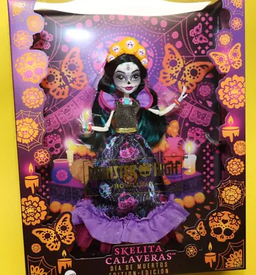 Buy Monster High Puppe, Skelita Skulls Day Of The Dead • 72.26£