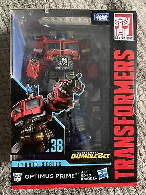 Buy Transformers Studio Series 38 Voyager Class Bumblebee Movie Optimus Prime Figure • 94.50£