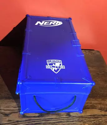 Buy Nerf N-strike Elite Blue Ammo Crate Box Storage With Foam Nerf Gun Darts • 14.99£