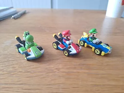 Buy Hot Wheels Mario Kart Die Cast. Mario Luigi Yoshi Bundle  • 13.50£