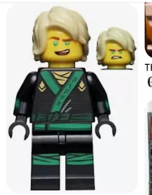 Buy Lego Ninjago Movie Lloyd Minifigure With Hair Piece Only • 2.50£