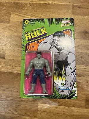 Buy Marvel Legends Grey Hulk Retro Collection 3.75 Inch Action Figure NOC Unpunched • 8£