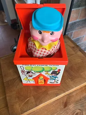 Buy Vintage 1970 Fisher Price Jack In The Box Puppet. In Working Order • 24£