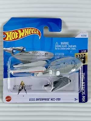 Buy HOT WHEELS 2024 USS ENTERPRISE NCC-1701 *14/250 HW Screen Time *2/10 HTB32 New • 8.95£