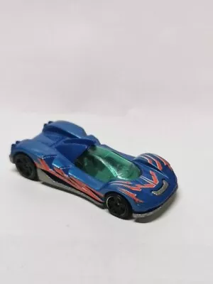 Buy Hot Wheels Track Racer Car Blue Teegray Orange Combine Postage • 1.59£