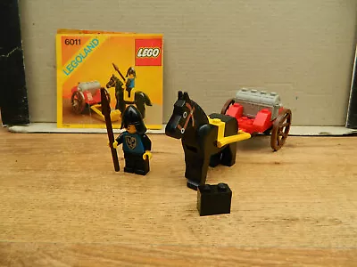 Buy Lego Castle – 6011 Black Knight's Treasure – Instructions - Vintage Set – 1985 • 10.99£