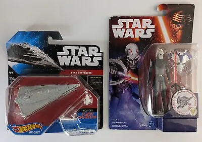 Buy Star Wars Hot Wheels First Order Star Destroyer & The Inquisitor Hasbro Figure • 11.99£