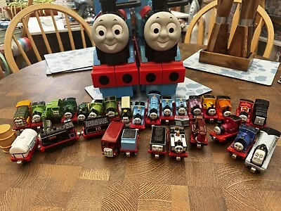 Buy Thomas The Tank Engine Trains Bundle (24 Figures, 2 Carry Cases, 4 Trailers) • 3.20£