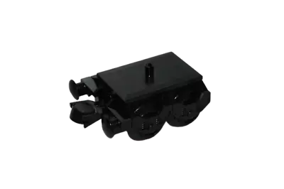 Buy Lego® 9V TRAIN Railway Axis Complete Wheels Buffer Bogie Plate BLACK • 15.18£