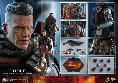 Buy New Hot Toys MMS583 Deadpool 2 Cable 1/6 Scale Collector's Figure • 213.79£