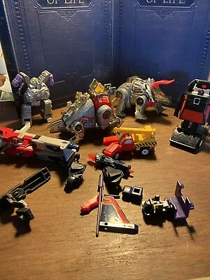 Buy TRANSFORMERS G1 SLAG& SNARL Figure 1984 DINOBOTS Autobot Plus Various Others • 75£