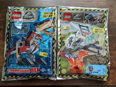 Buy LEGO JURASSIC PARK DUO - Tyrannosaurus Rex 122005 & Raptor Trap 122222 - New • 10.85£