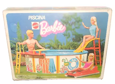 Buy 1974 BARBIE SWIMMING POOL PARTY Great Used Boxed Pool - Loose Excellent • 50.58£
