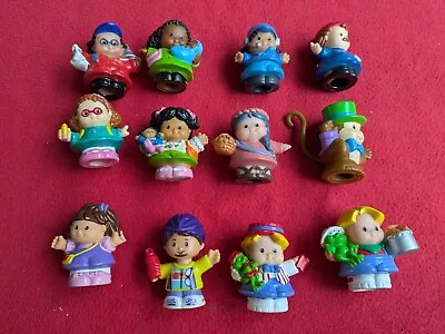 Buy Vintage 1998 - 2016 Fisher Price Little People Bundle Of 12 Figures Toys Play • 16£