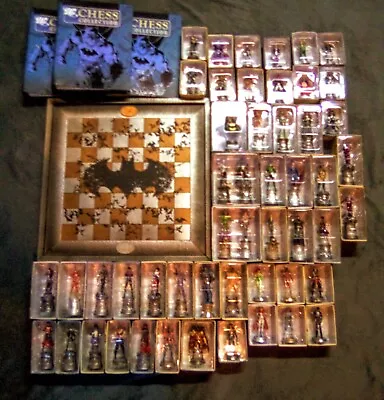 Buy Eaglemoss DC CHESS COLLECTION Bundle Of 50 Figures, Chessboard & 3 Full Binders • 399.99£