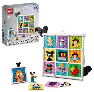 Buy LEGO Disney 100 Years Of Disney Animation Icons Display Art Set 43221 BRAND NEW • 32.99£