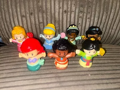 Buy Fisher Price Disney Princess Little People Figures Bundle X 7 • 14.99£