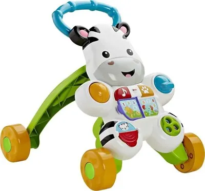 Buy Fisher-Price Learn With Me Zebra Baby Walker Toddler DKH80 NEW FREE SHIPPING • 29.99£