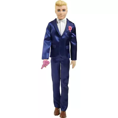 Buy Barbie Fairytale Ken Groom Doll Wearing Suit With 5 Accessories (Box Damaged) • 19.99£