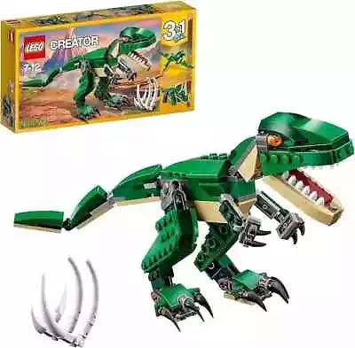 Buy LEGO 31058 Creator Mighty Dinosaurs Toy, 3 In 1 Model, T. Rex, Triceratops • 10£