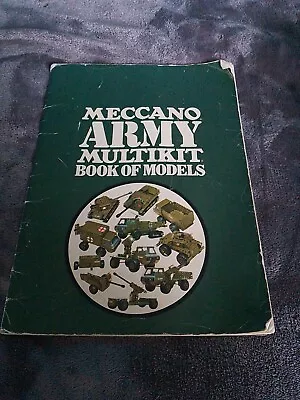 Buy Vintage 1975 Meccano Army Multikit Book Of Models • 9.99£