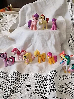 Buy My Little Pony Ponies Miniature Figure's Bundle Cake Topper X 10 (pack 11) • 8.99£