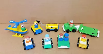 Buy Vintage FISHER PRICE LITTLE PEOPLE Including 8 Figures • 18.95£