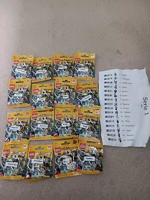 Buy Lego Minifigures Series 1.  COMPLETE SET In Unopened Packets • 100£