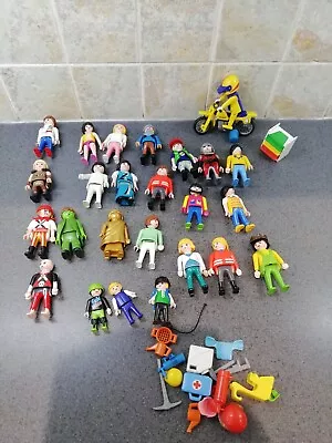 Buy Vintage Playmobil Figures 25 Large Bundle Of Mixed Figures & Few Accessories  • 19.95£